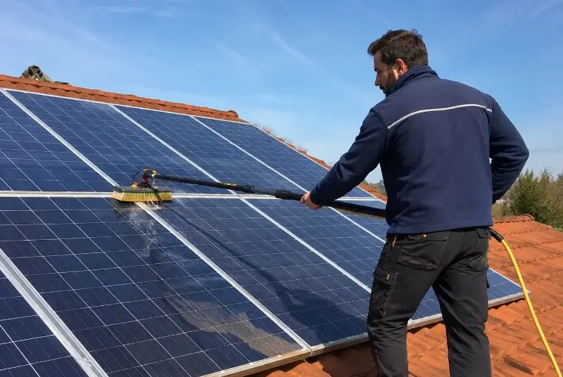 Nettoyage et entretien de panneaux solaires à Rodilhan